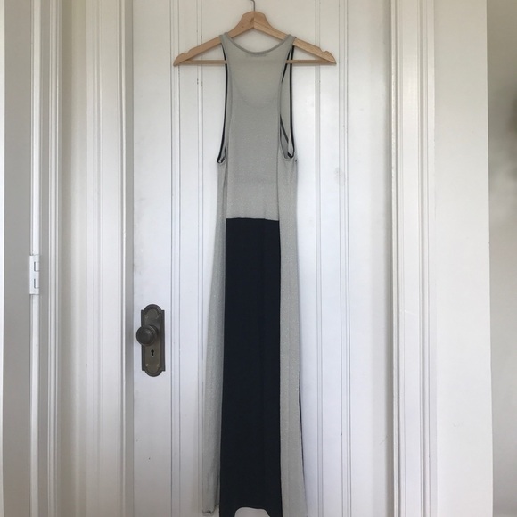 Townson‎ Tank dress Small Black Metallic Maxi Stretch - Picture 6 of 8